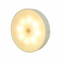 Usb Rechargeable Motion Sensor Light Round Wireless LED